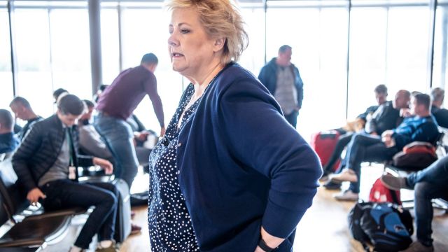 Bilde av statsminister Erna Solberg